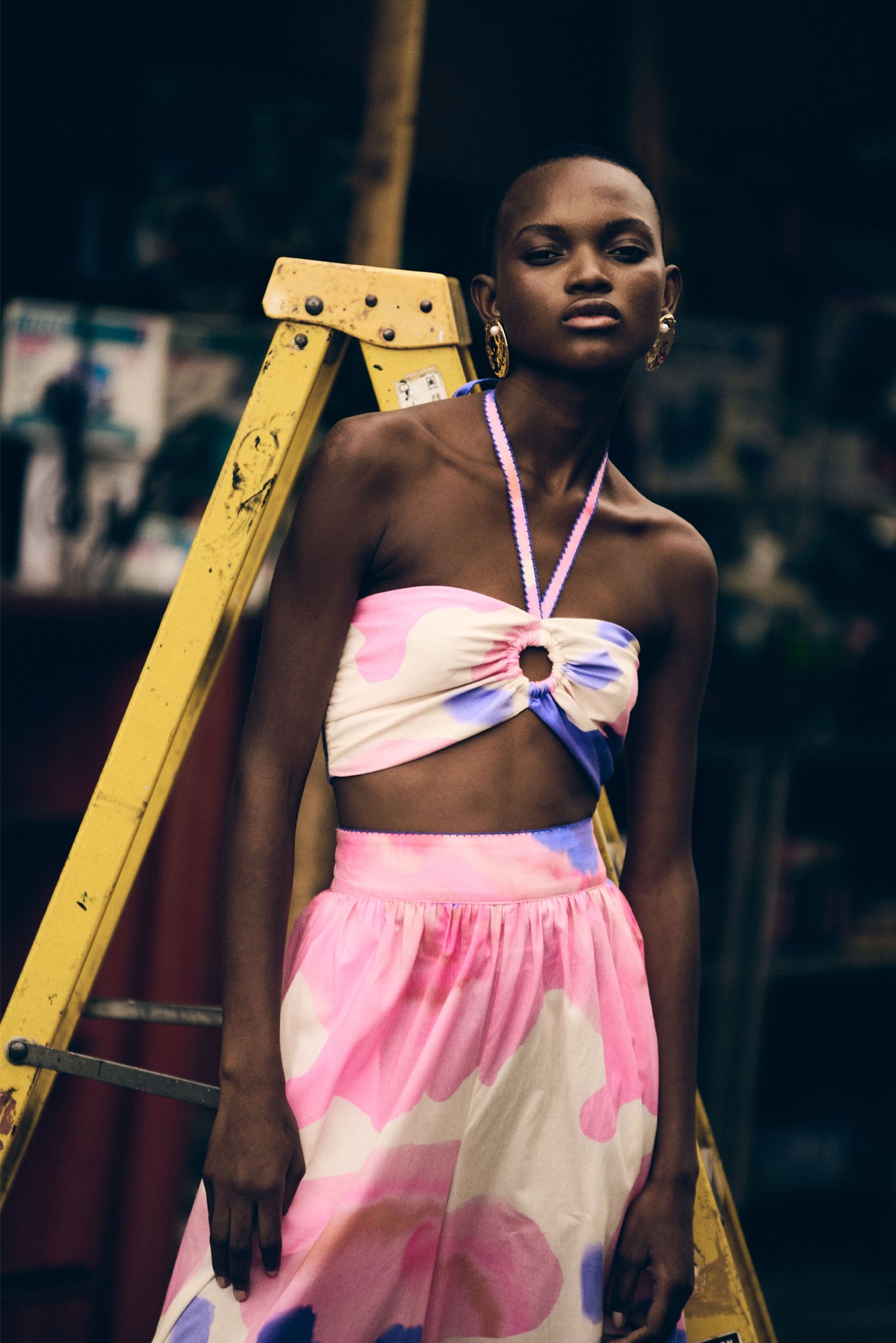 Kantu Top in Millpa Rosa Print