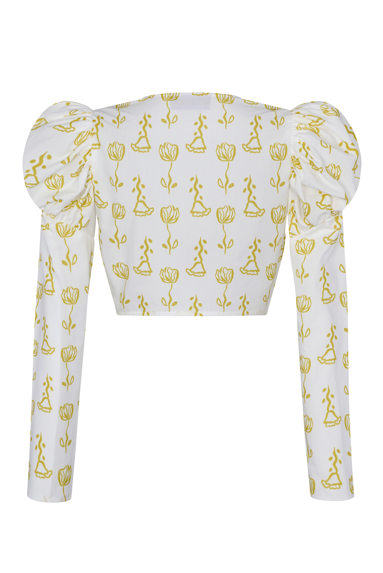 Tijuana Top in Trigo Amarillo Print