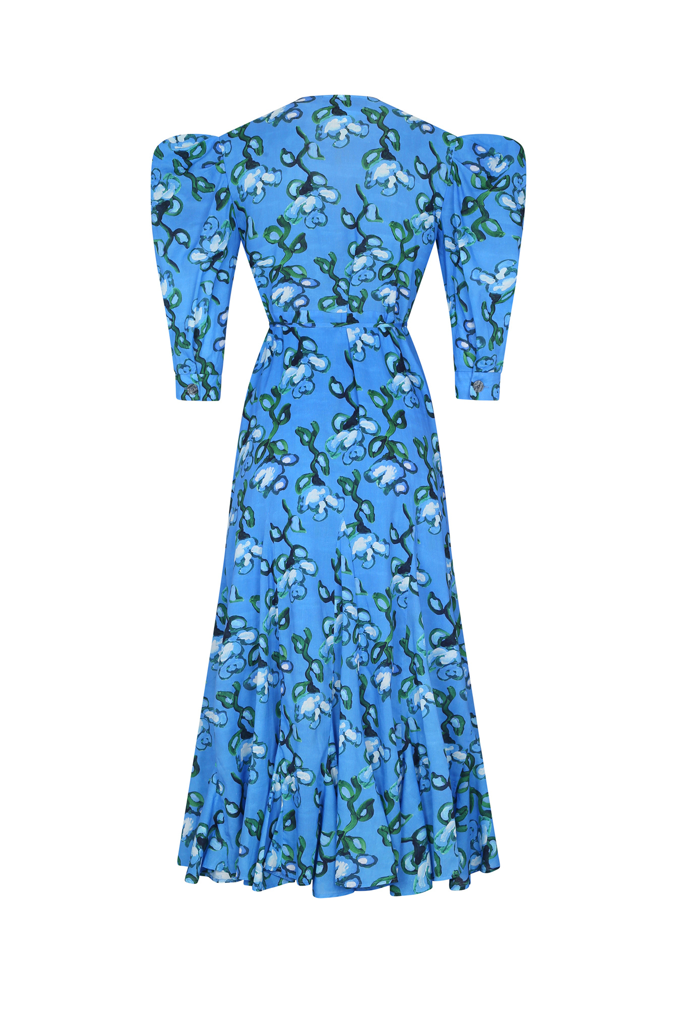 Izula Dress in Recuerdos Celeste Print