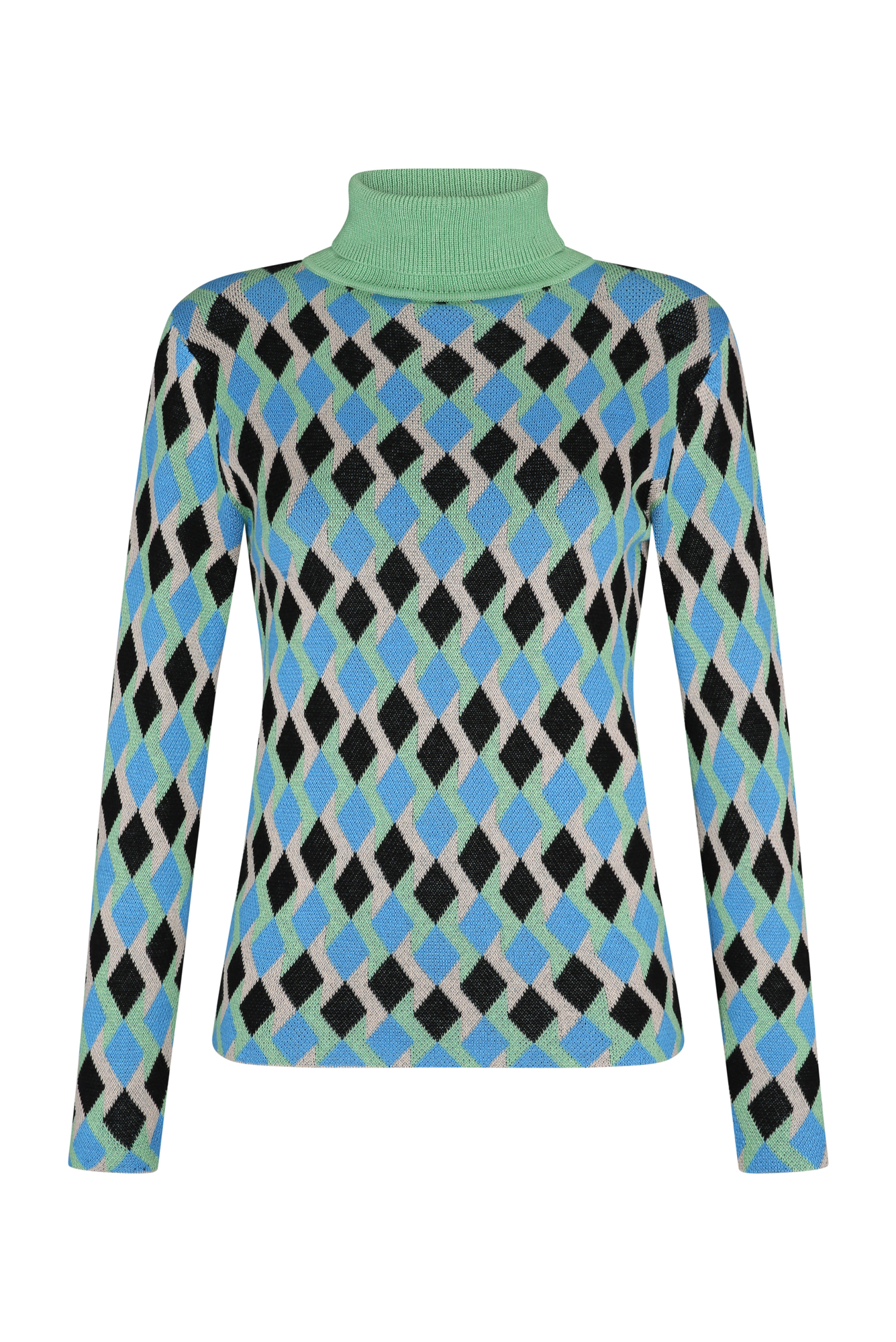 Terra Sweater in Rombos Jacquard
