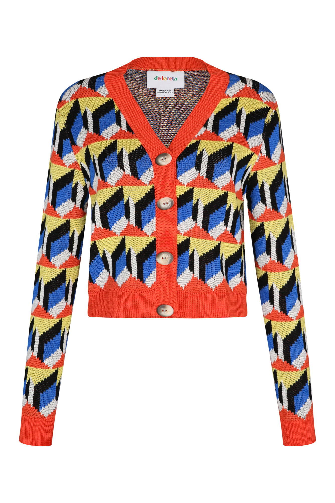 Trini Cardigan in Trapezio Jacquard