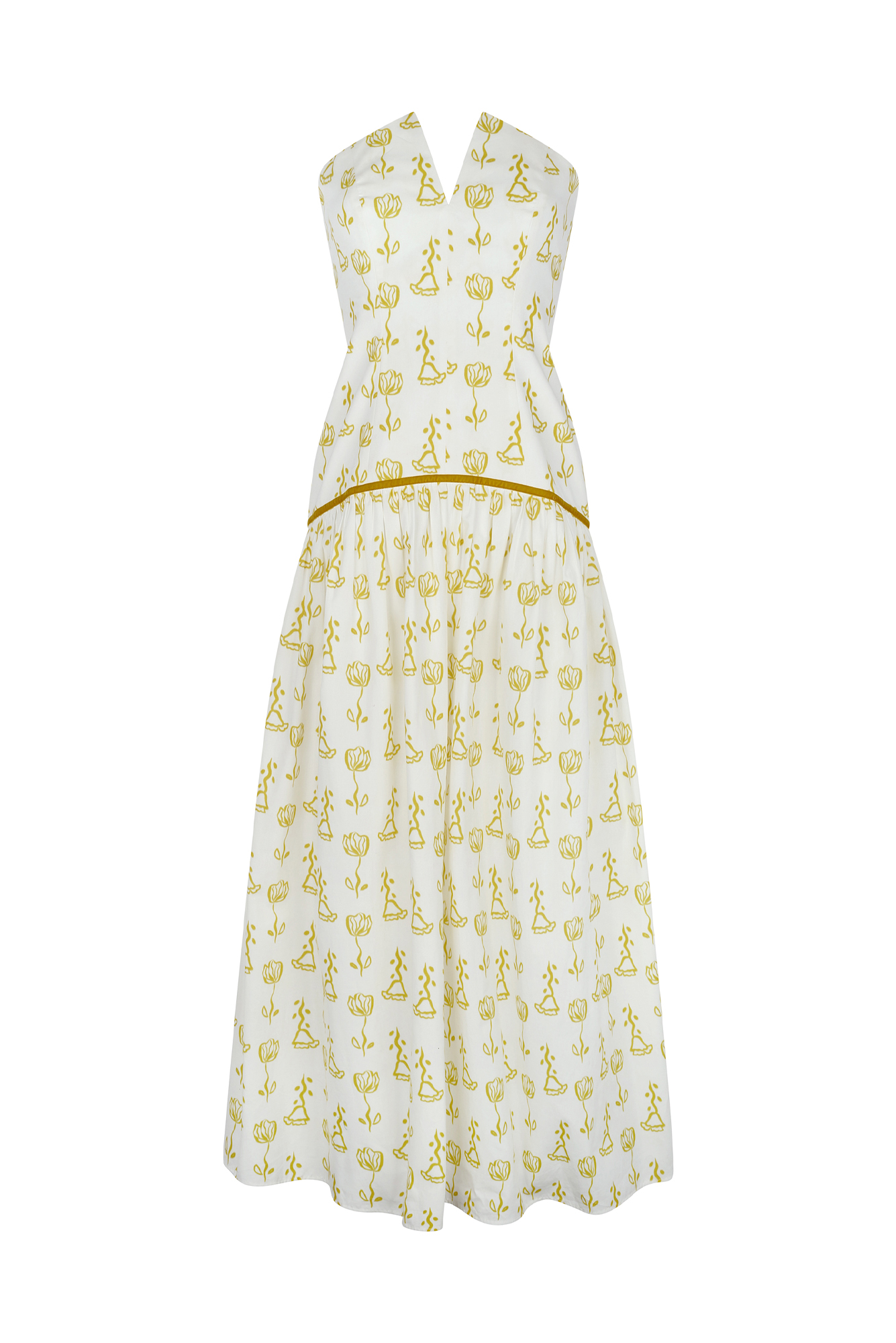 Sirena Dress in Trigo Amarillo Print