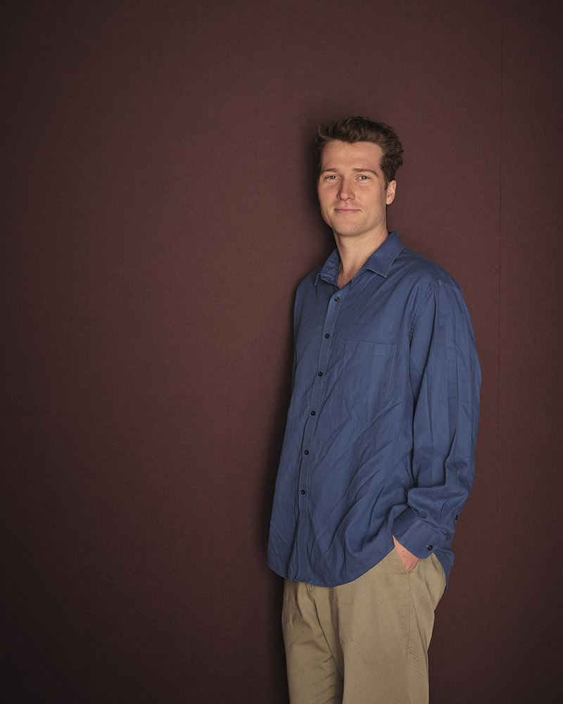 Portrait of Finn Forstner, team member at Pac Studio