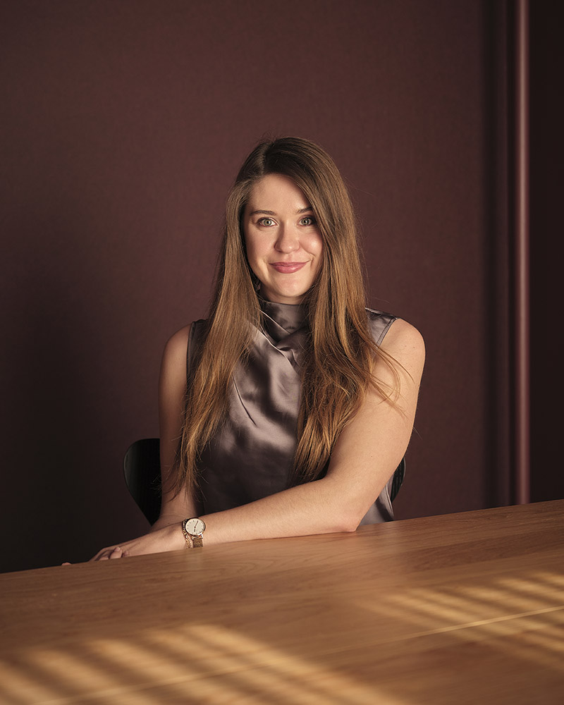 Portrait of Holly Ancliffe, team member at Pac Studio