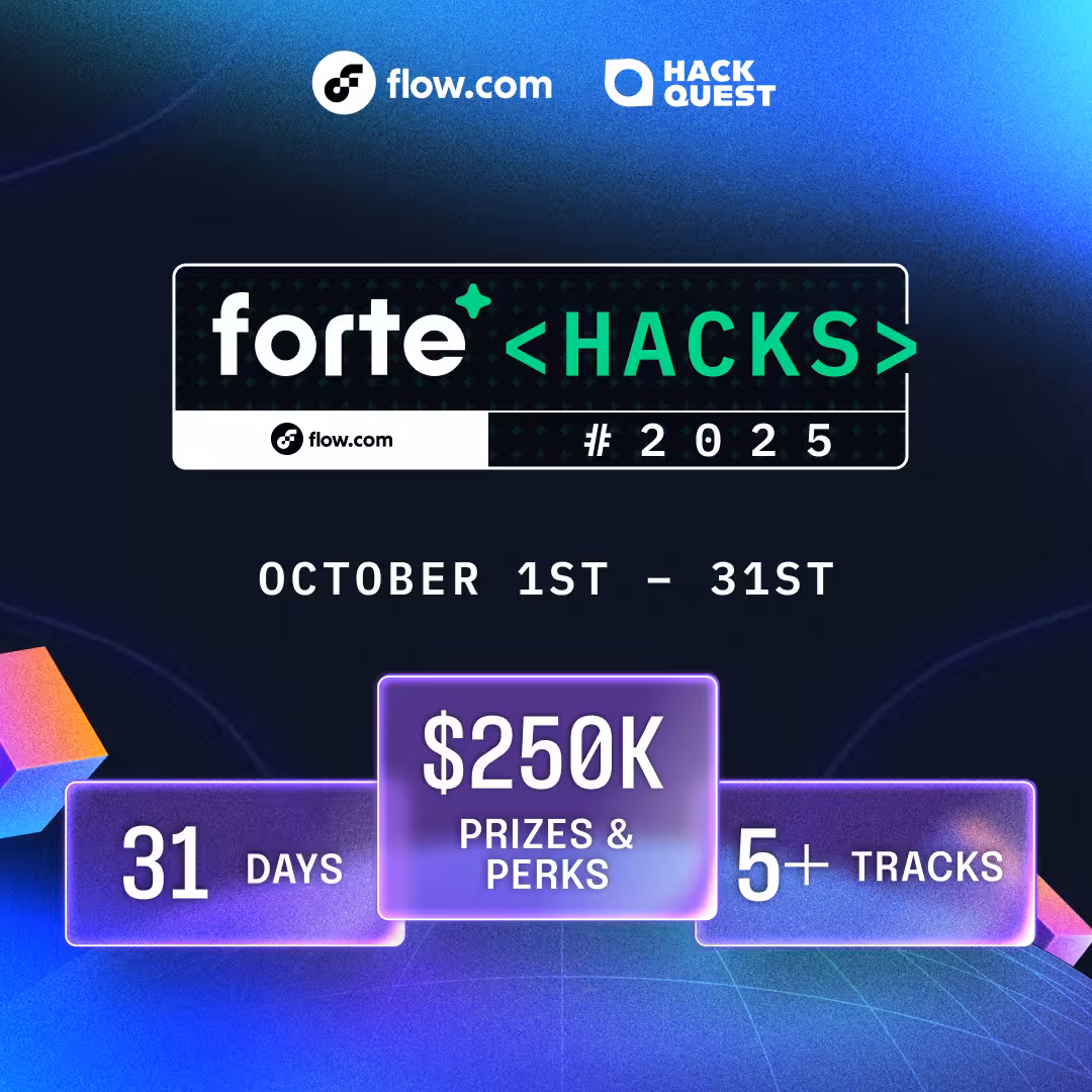 Forte is Live on Testnet, and Forte Hacks is Now Open!