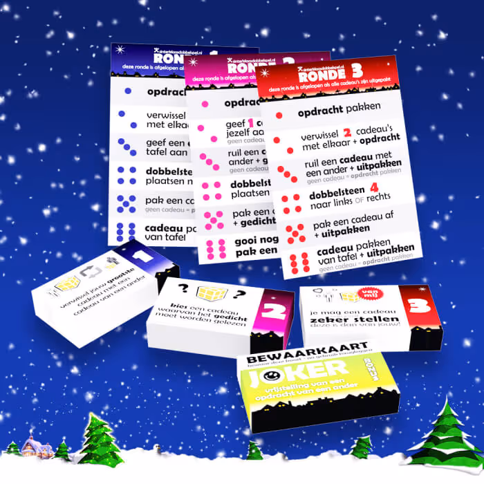 Oude Sinterklaas / Kerst Dobbelspel