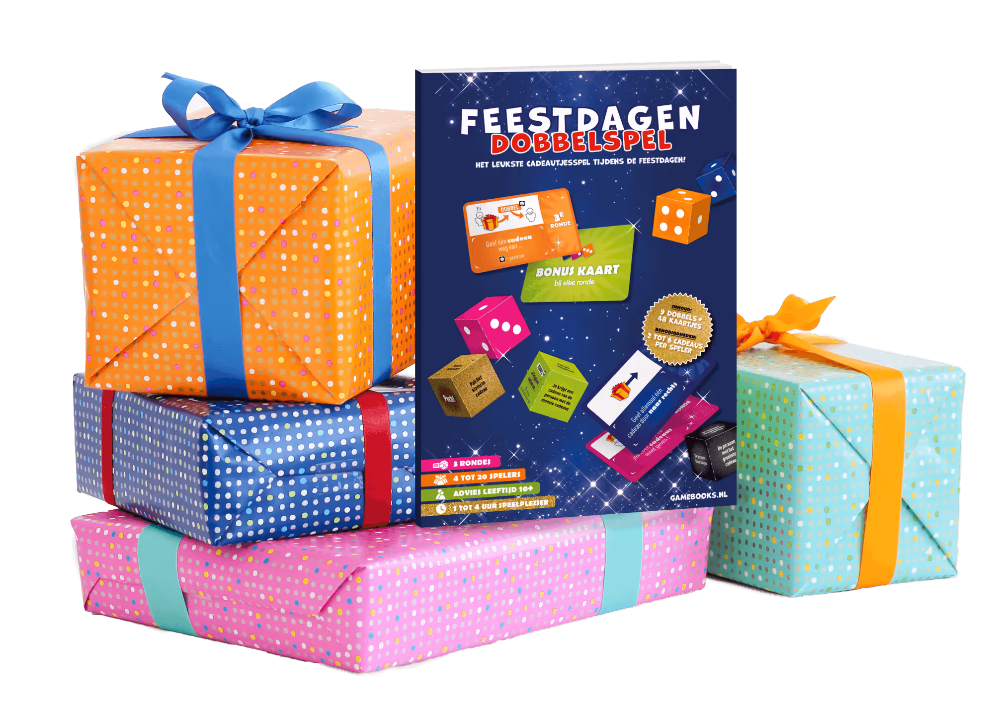 Het Feestdagen Dobbelspel | Met cadeautjes