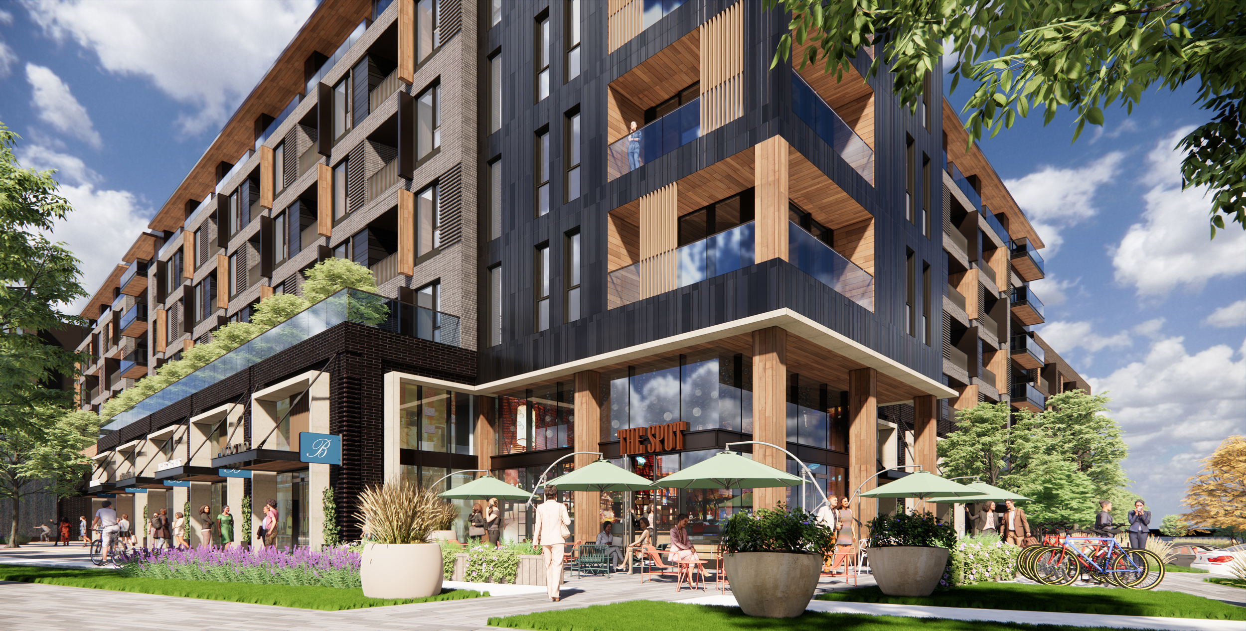 Mixed – Use Podium Building