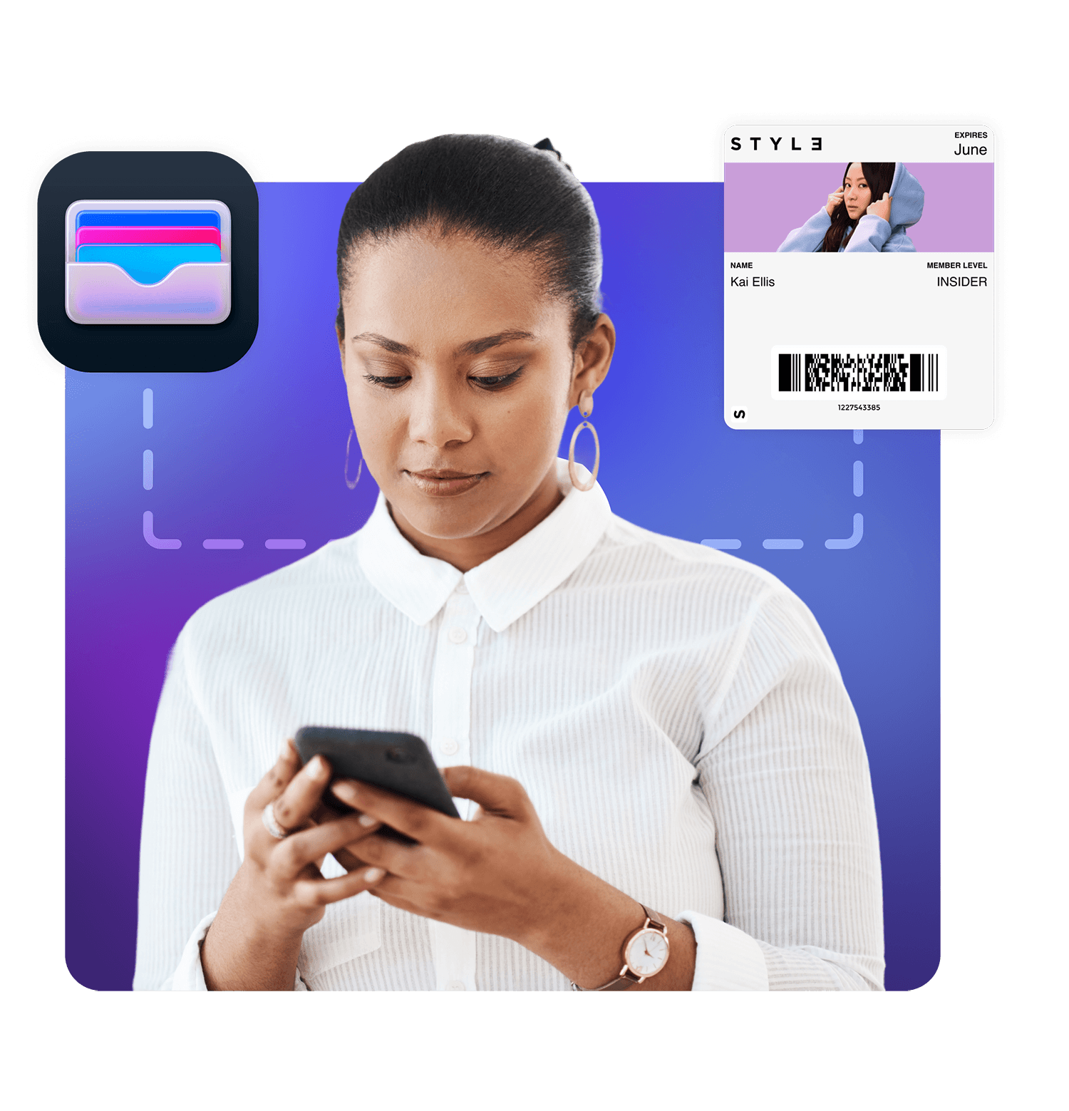 Mobile wallet marketing platform example