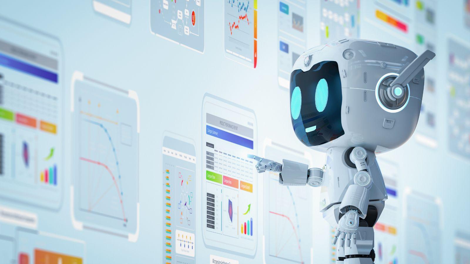 A robot pointing at a screenAI-generated content may be incorrect.