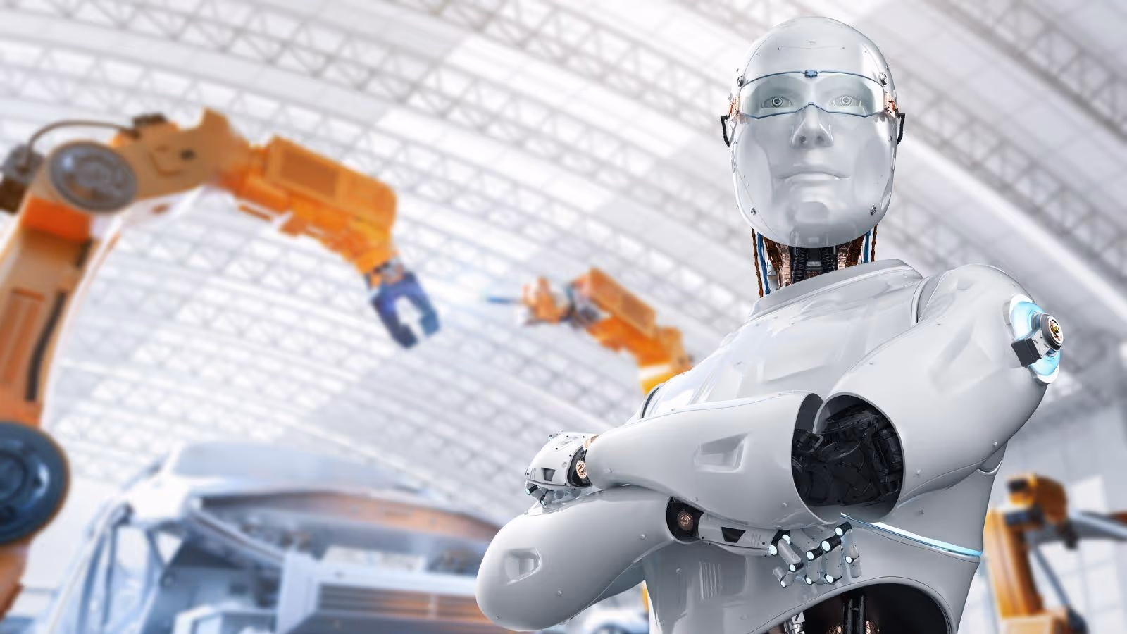 A robot with arms crossedAI-generated content may be incorrect.