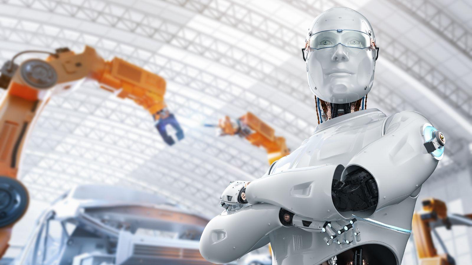 A robot with arms crossedAI-generated content may be incorrect.
