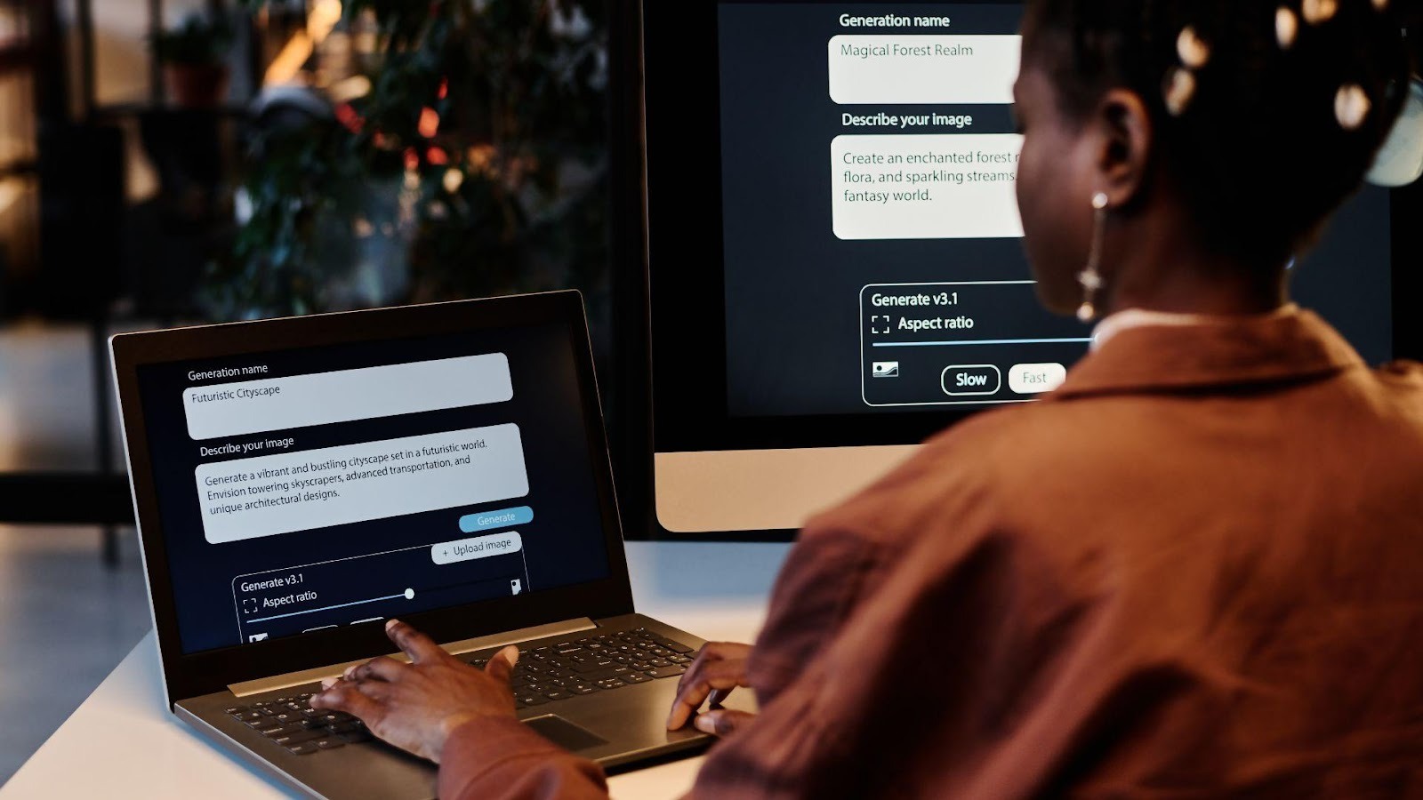 A person using a computerAI-generated content may be incorrect.
