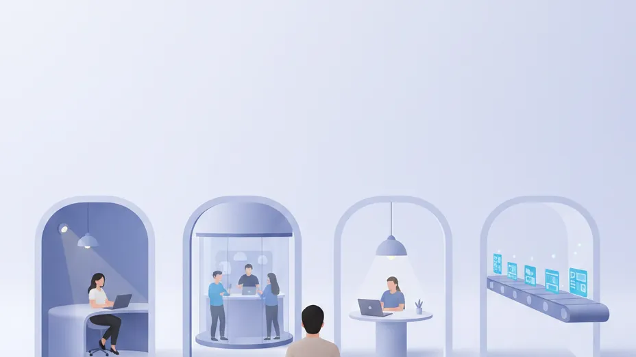 A founder choosing how to buy design, weighing a fractional UX designer against an agency, freelancer, and subscription.