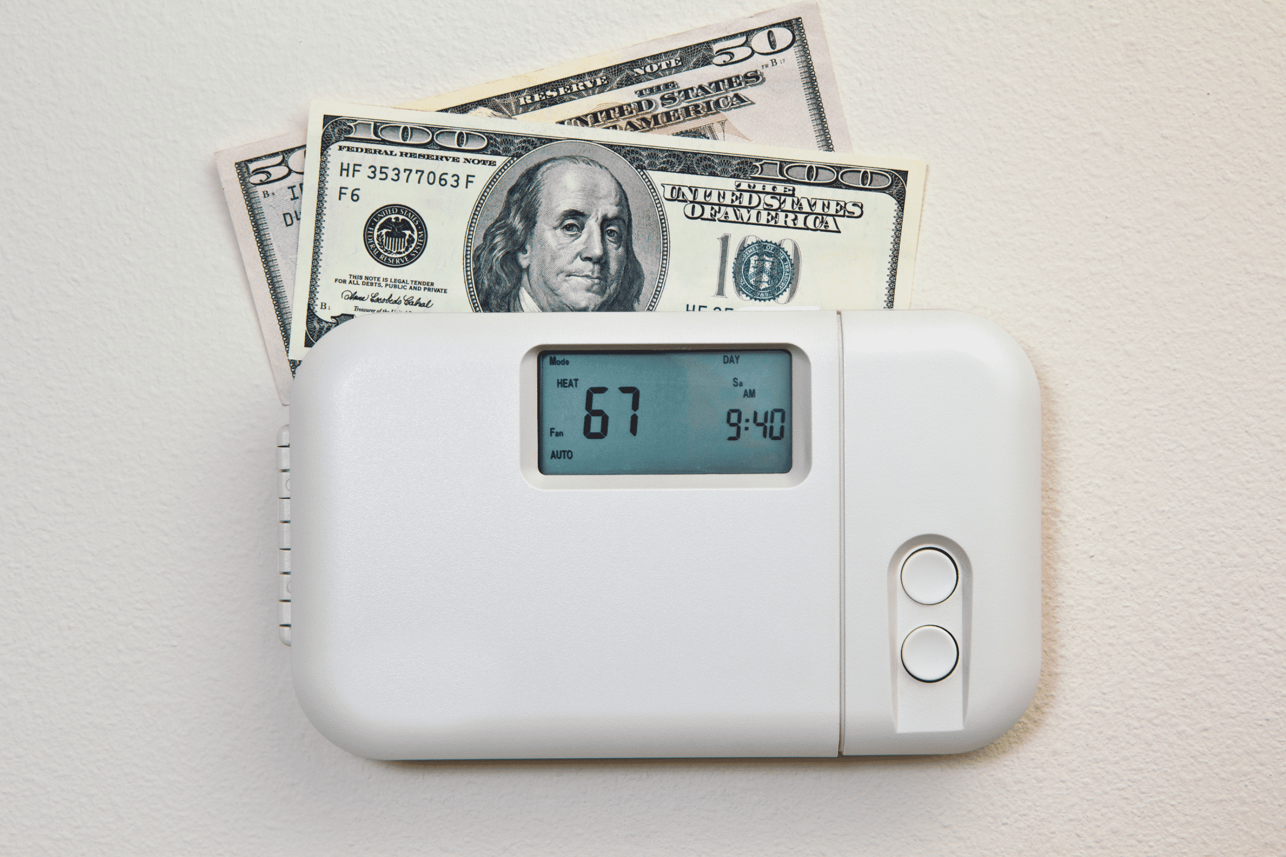 Thermostat over money, energy savings
