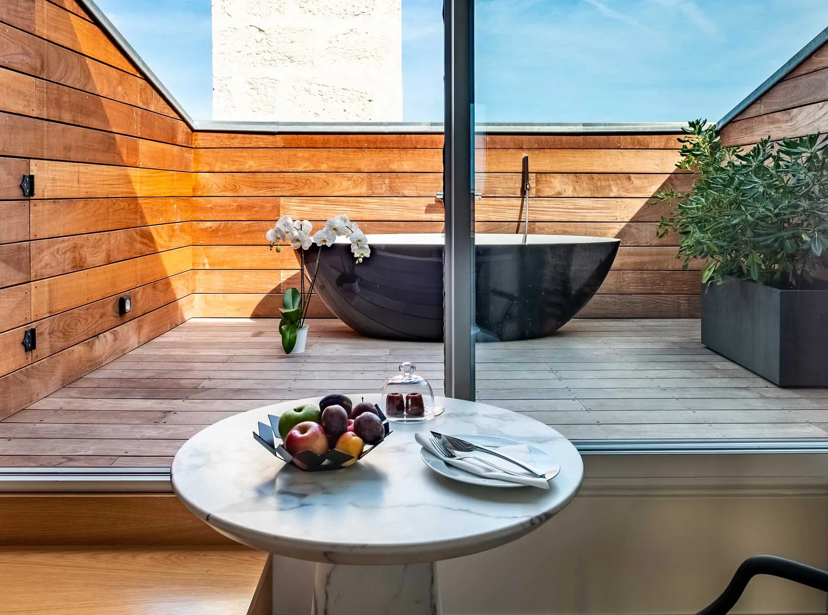 Chambre Deluxe Terrasse - Boutique Hotel Bordeaux Centre