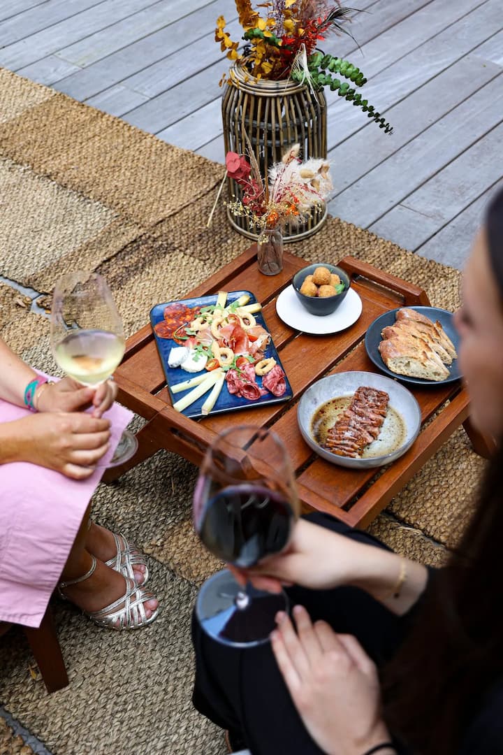 Aufschnittplatte zum Teilen