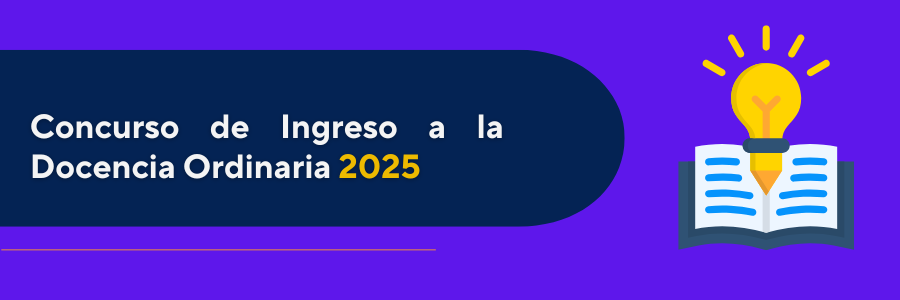 Concurso de Ingreso a la Docencia Ordinaria 2025