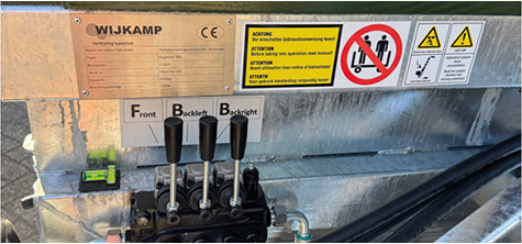 Hydraulic leveling system