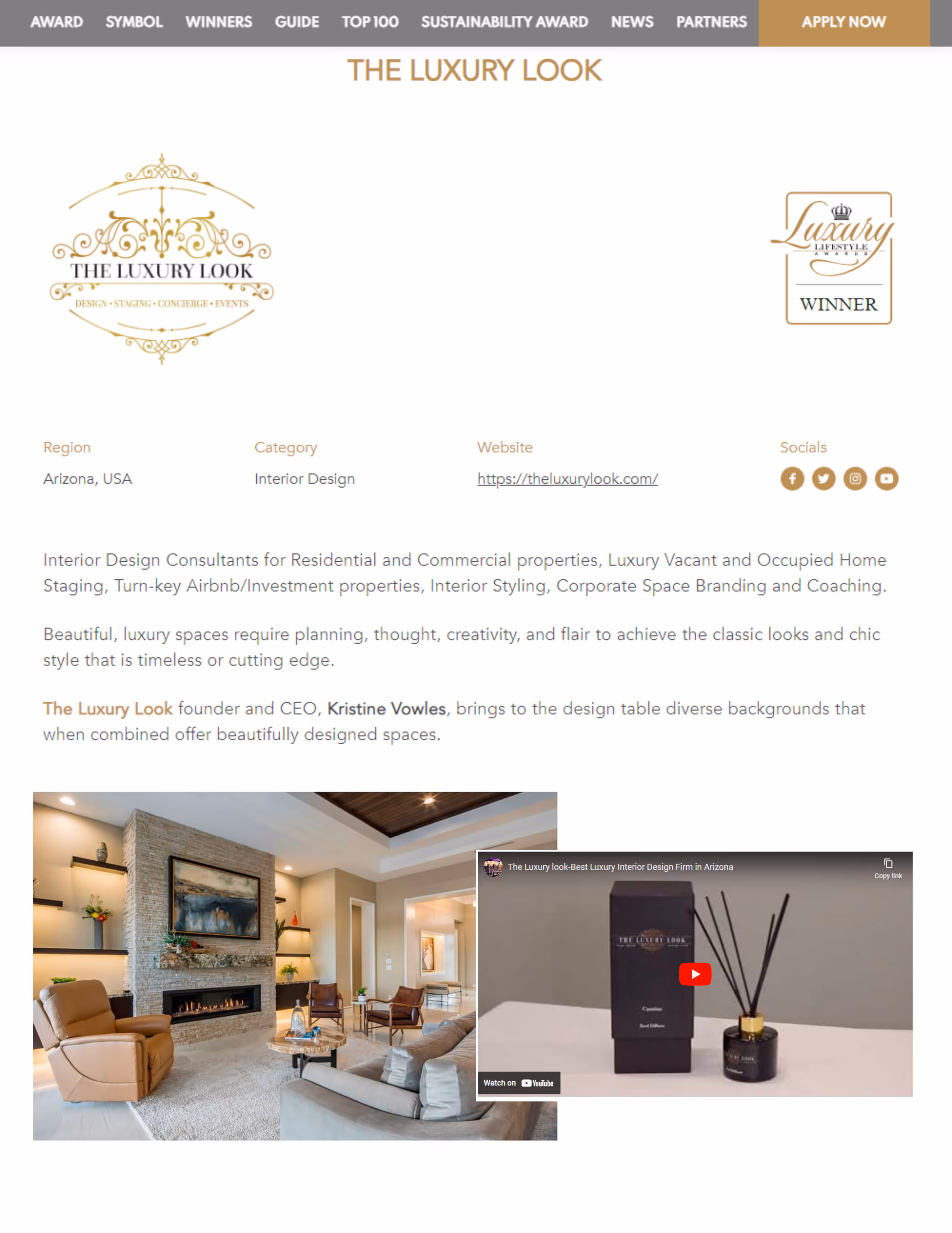 The Luxury Look - Luxury Lifestyle Awards Feature