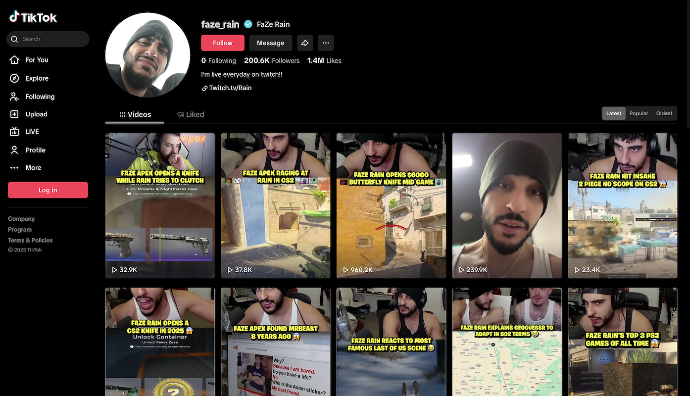 FaZe Rain