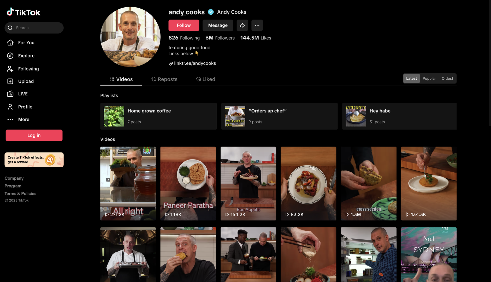 Andy Cooks