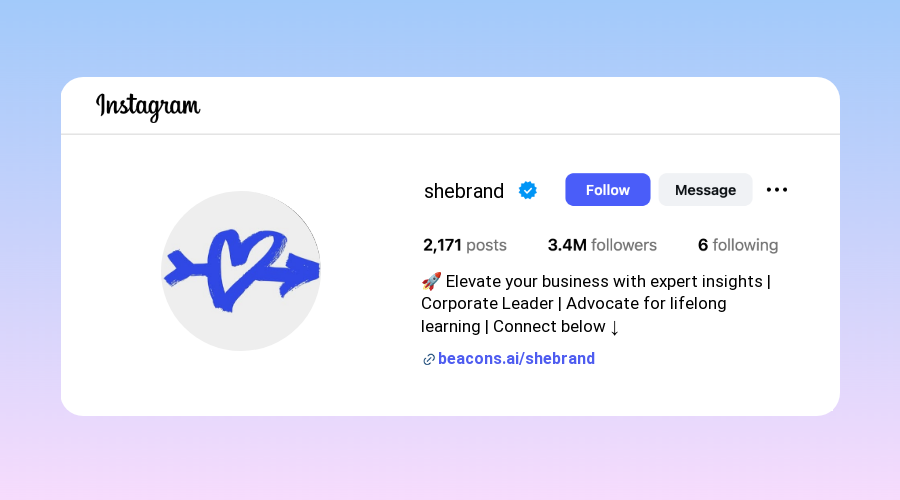 Professional Instagram Bios design