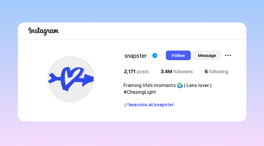 Instagram Bios for Photographers design