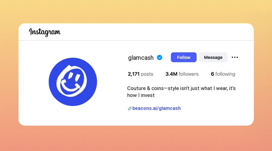 Stylish Money Instagram Bios design