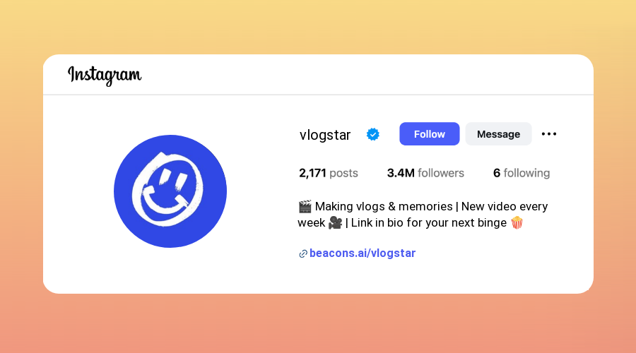 Instagram Bios for YouTubers ideas and examples