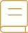 Yellow book icon with lines representing text.