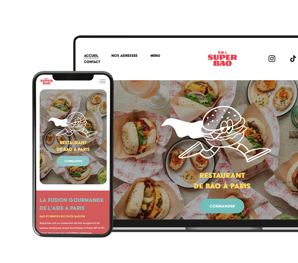 Module de commande en ligne pour restaurant