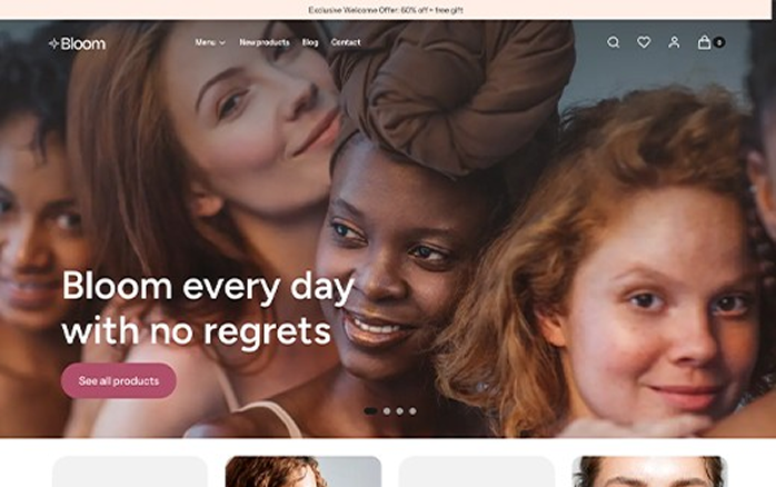 Darmowy szablon Bloom