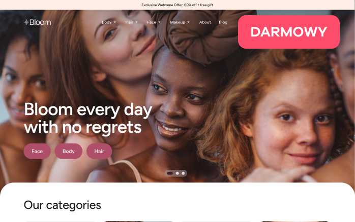 Darmowy szablon Bloom