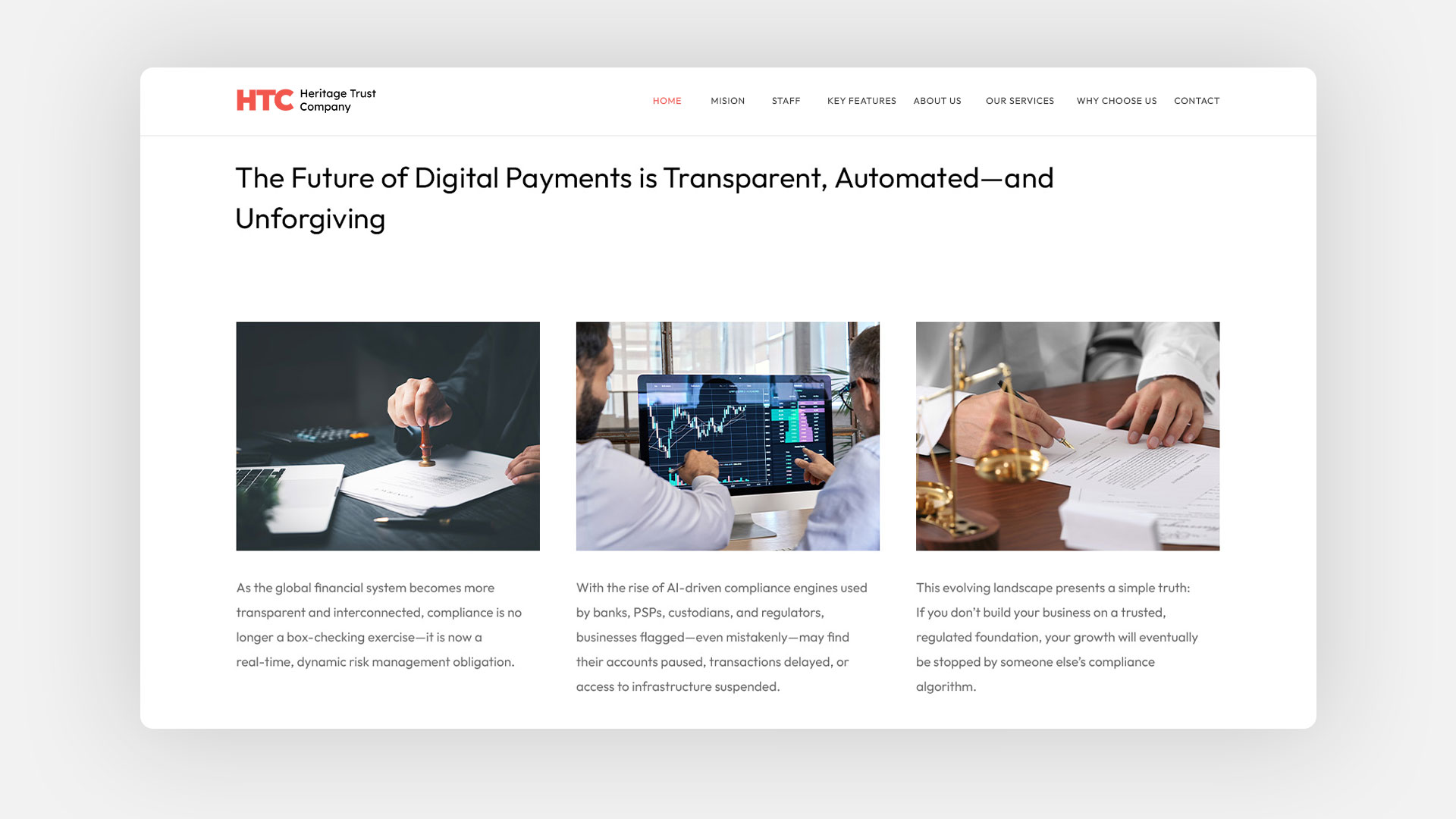 A Trusted Partner for Fintech