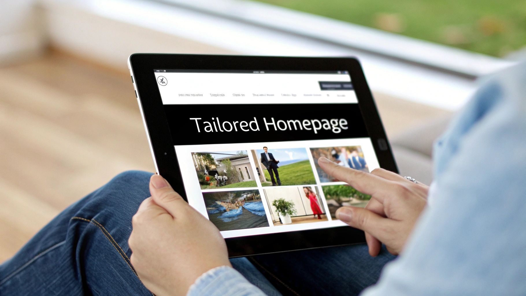 Customized Homepage and Landing Pages