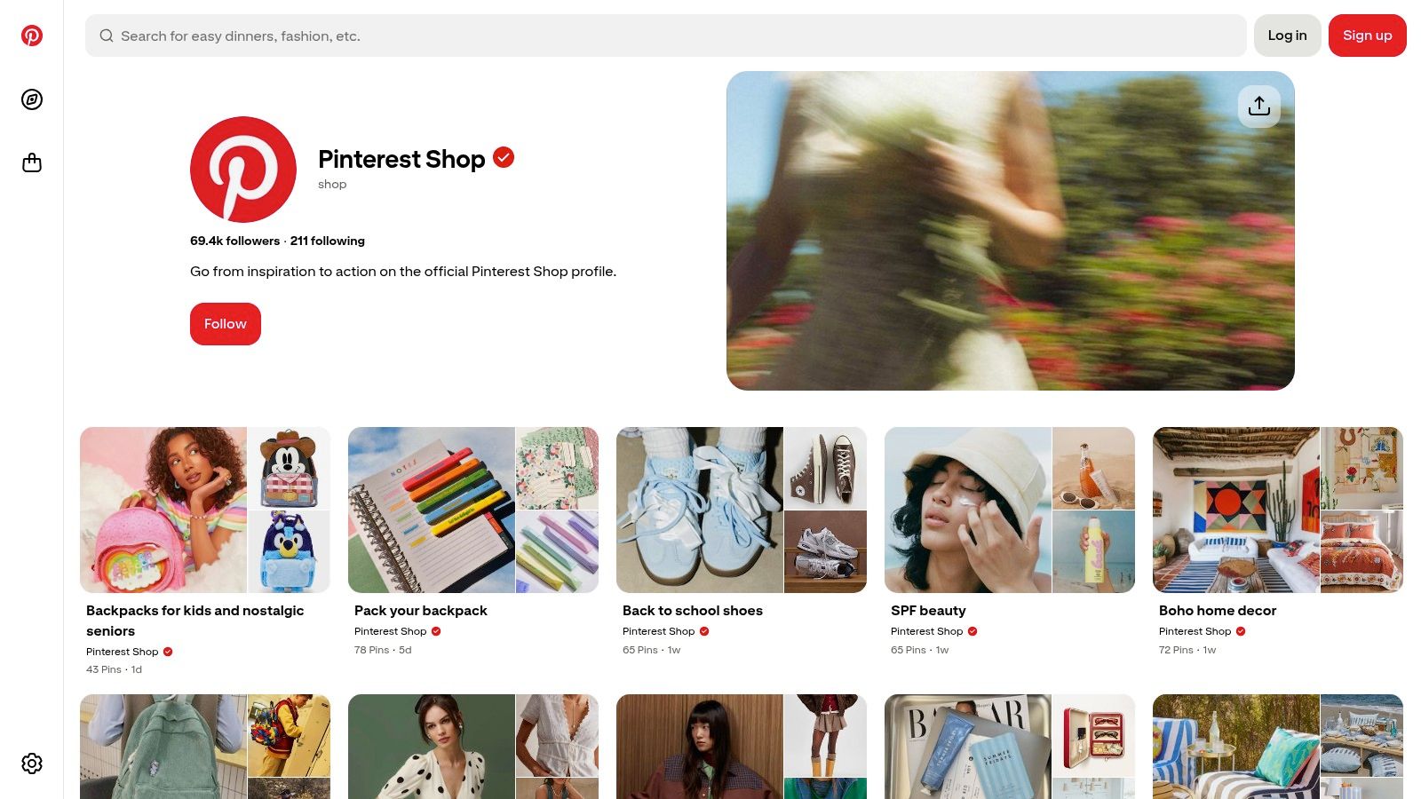 Pinterest Shop