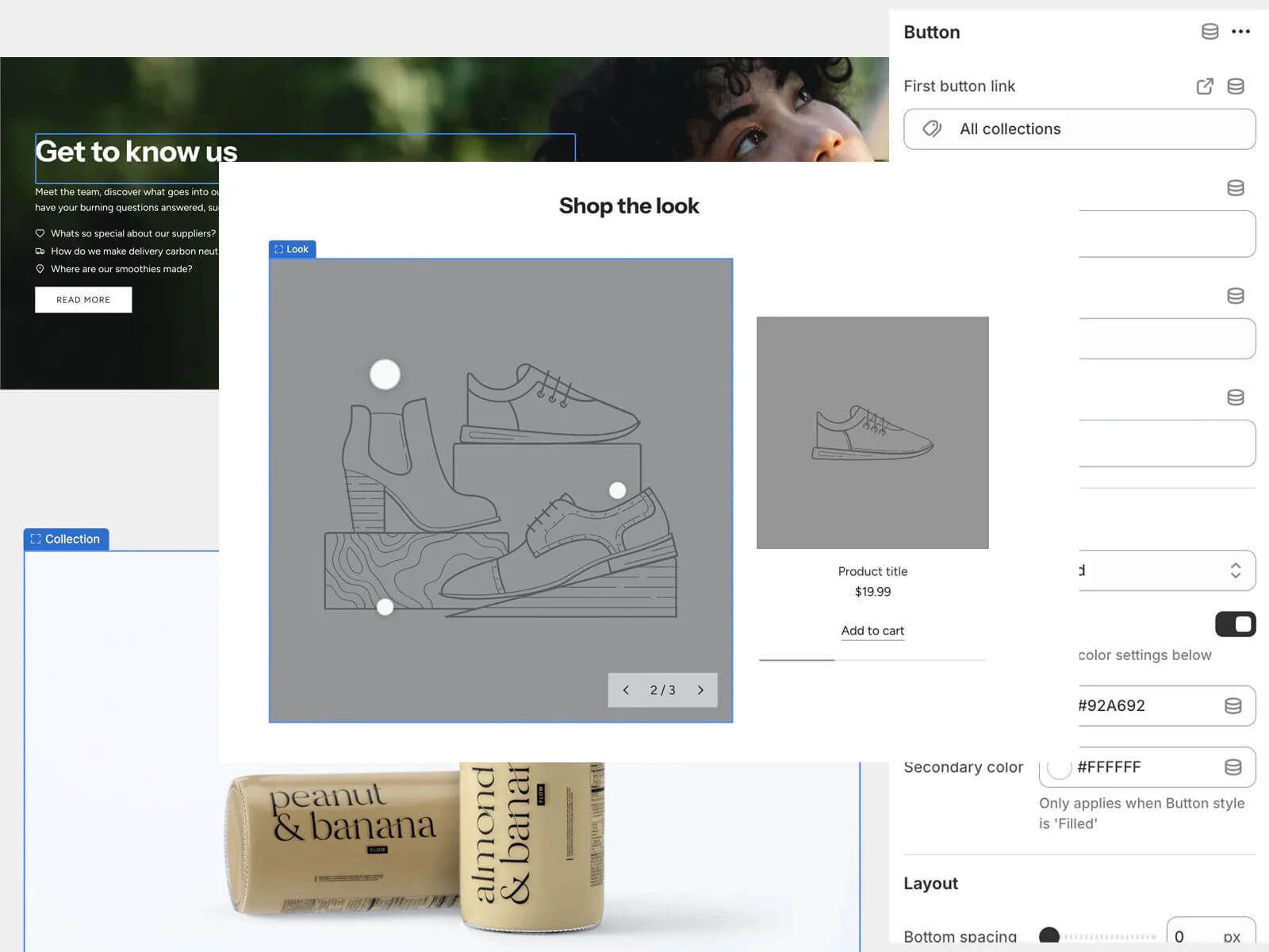 Minimalist sketch of various shoes stacked in an artistic composition