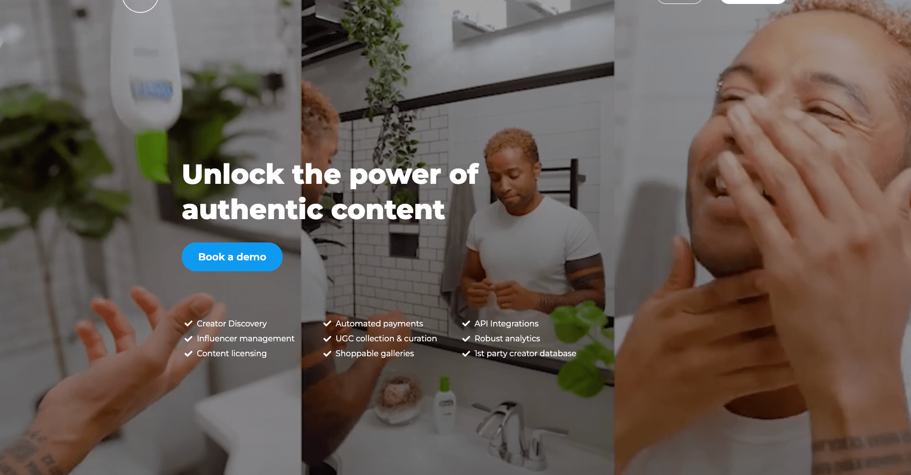 People working on content platform with features for creators and influencers