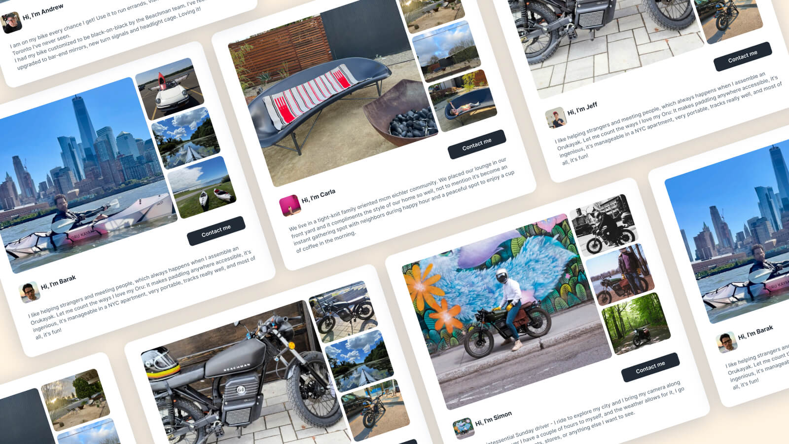 Modern electric motorcycle parked on stone tiles near wooden fence