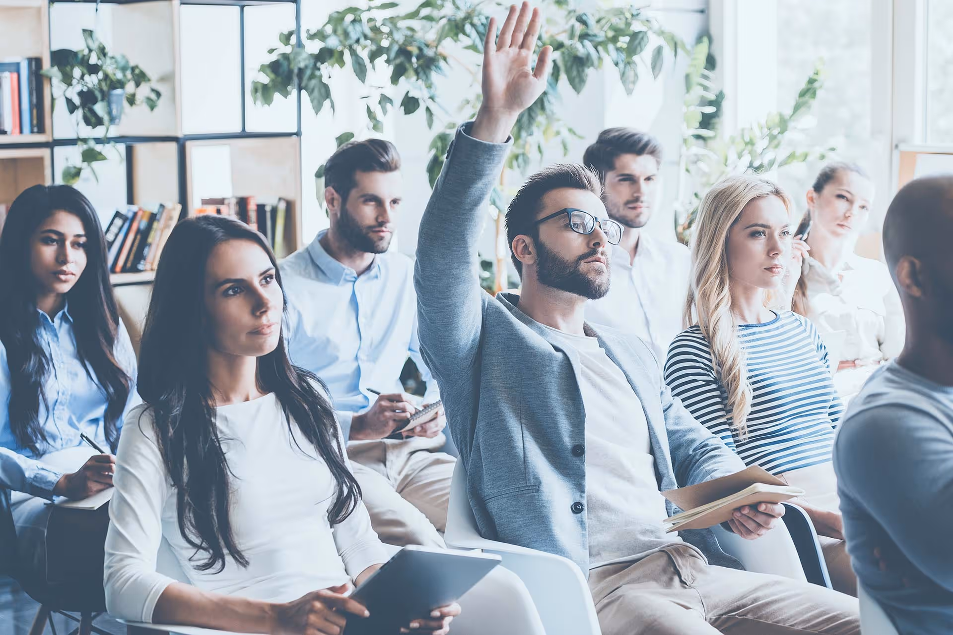People in the meeting 