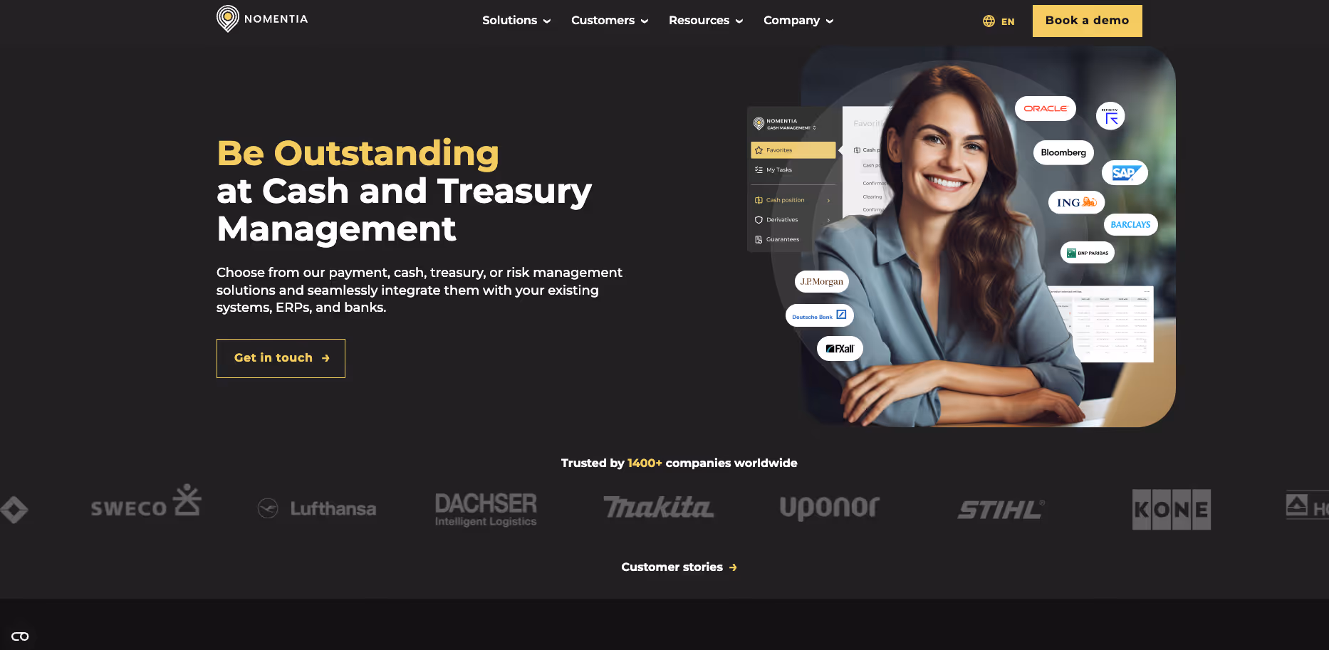 re:cap_Cash Management Software nomentia comparison