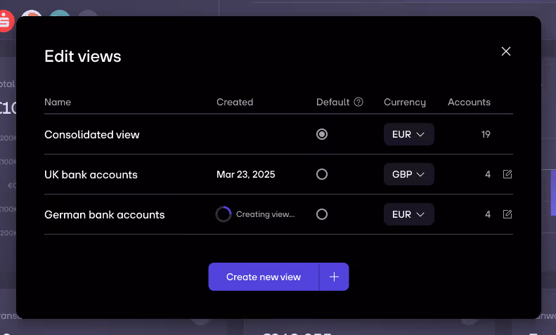 re:cap Help center change currency