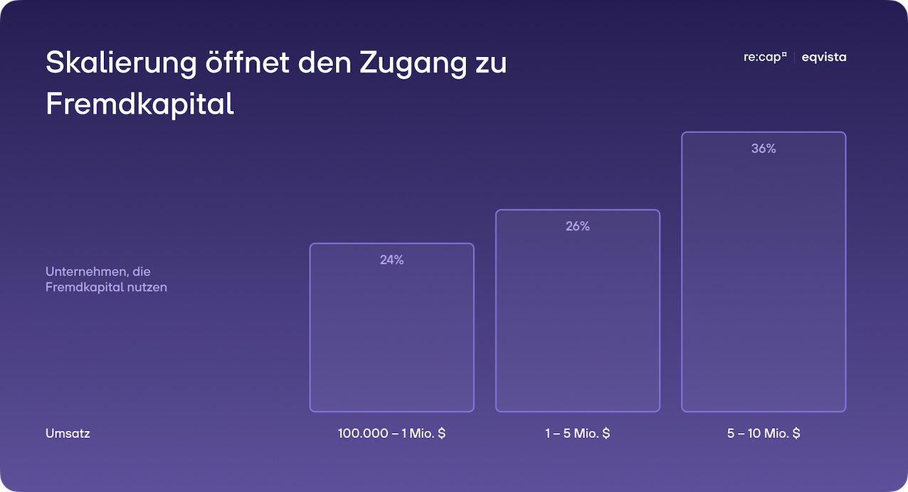 Fremdkapital Finanzierung Startups Bewertung Umsatzwachstum