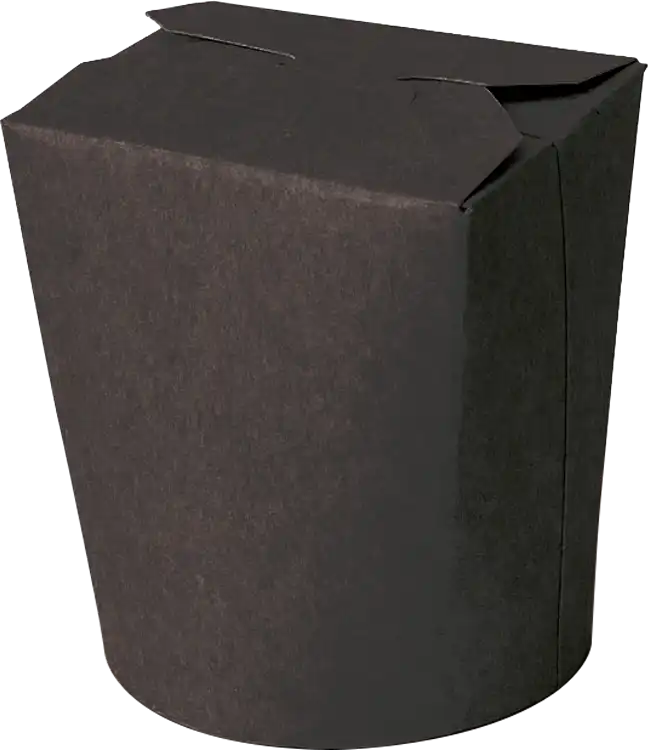 16oz Black Noodle Box