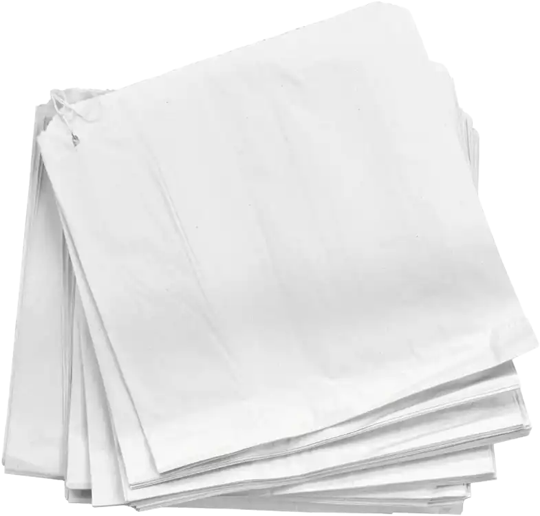 8.5 x 8.5 White Bags