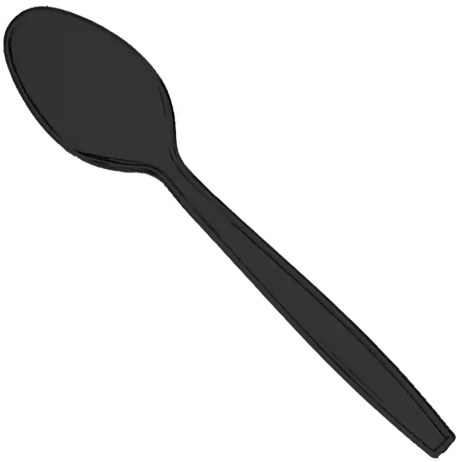 Reusable Spoons (Black)