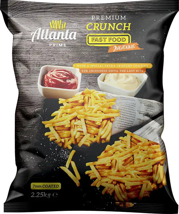 Premium Crunch Fast Food Julienne 7mm Coated