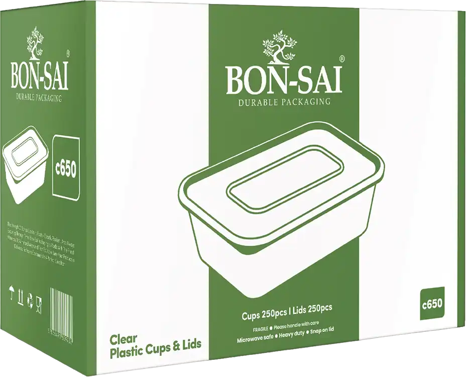 c650 Plastic Containers and Lids