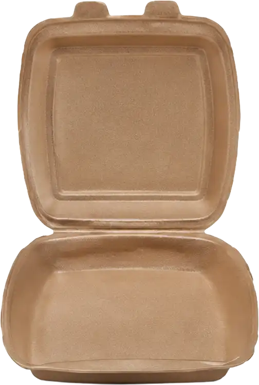 Mypak PP Eternity range BROWN MEAL TRAYS MP1 - Extruded Poly-Propylene Meal Trays